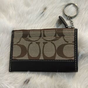 COACH Slim ID Wallet Keychain